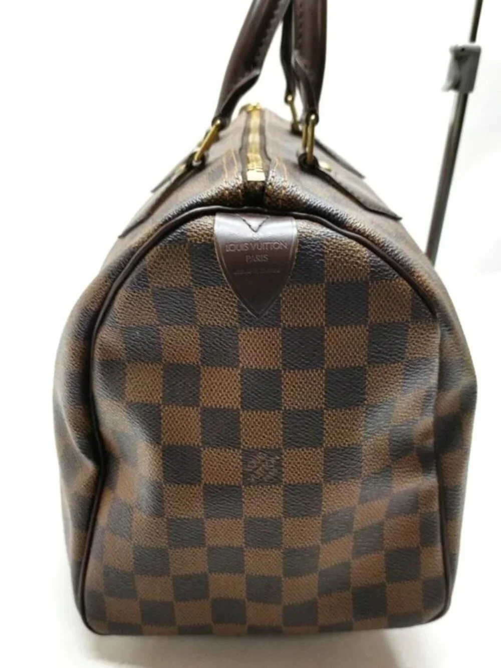 Authentic Louis Vuitton Speedy 35 Damier Ebene Handbag